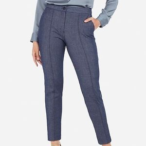 NWT Express high waisted seamed pintuck ankle pant 14R